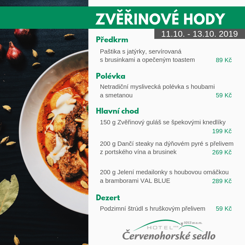 Zvěřinové hody na sedle